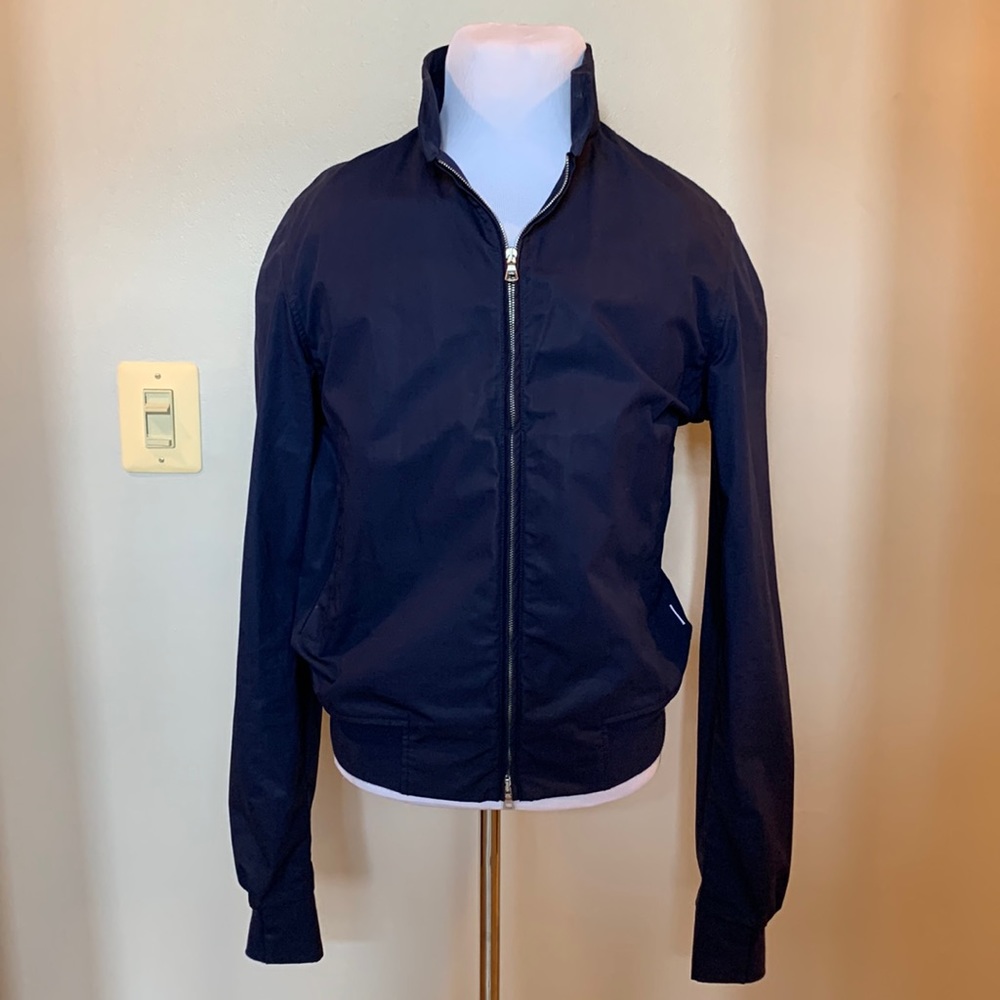 Orlebar Brown Harrington Jacket Blue Mens Large